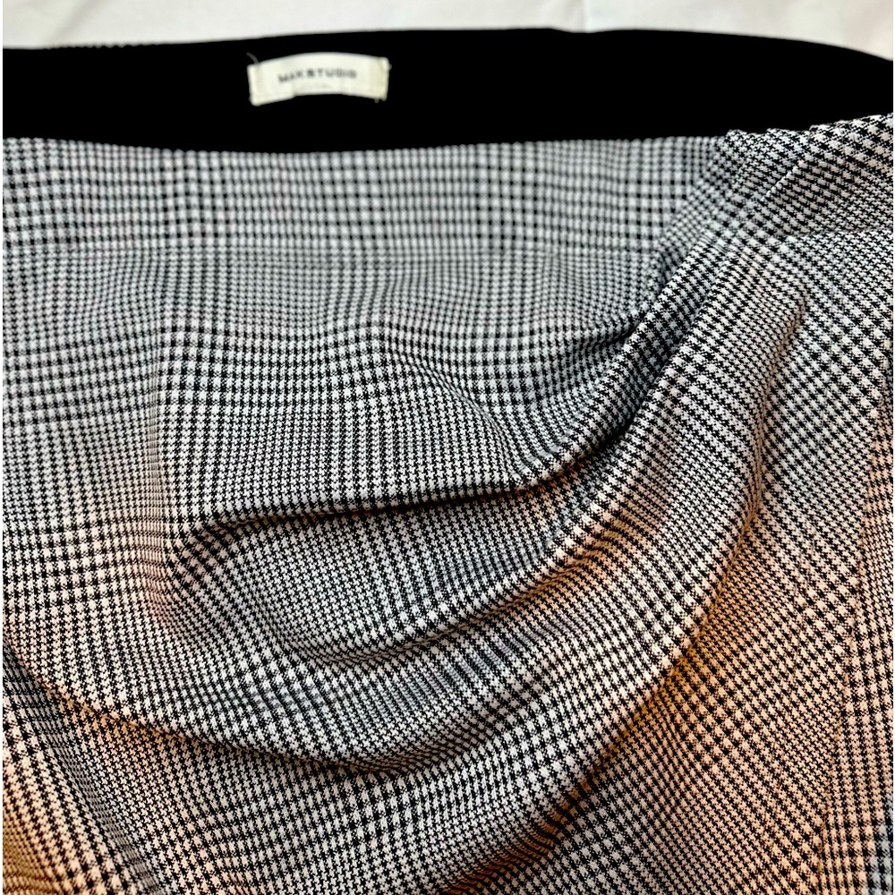 Max Studio Plaid Skirt